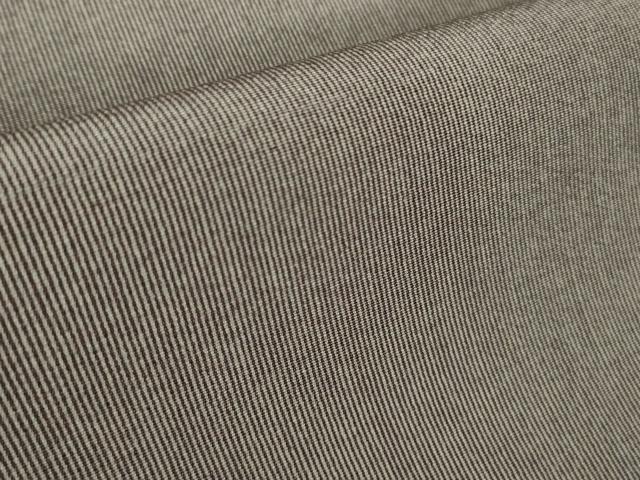 平和屋本店●極上　小紋師　藍田正雄　江戸小紋　毛万筋　紅消鼠色×薄色　鬼しぼ縮緬　逸品　DZAC0010kh6