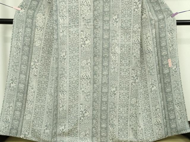 平和屋本店●極上　龍村晋謹製　小紋　型染　名物裂間道　逸品　DZAC0033kh6