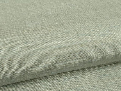 平和屋着物●極上　紅花紬　米沢　新田秀次　薄雲鼠色　逸品　DZAC0060kh6
