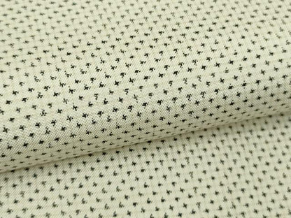 平和屋本店●極上　男性　本場大島紬　白大島　アンサンブル　蚊絣　逸品　未使用　DZAC0074kh6