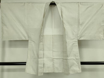 平和屋本店●極上　男性　本場大島紬　白大島　アンサンブル　蚊絣　逸品　未使用　DZAC0074kh6