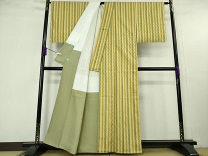 平和屋本店●希少　あや工房創設者　米須幸代　首里の織物　首里花織　紬　あや工房謹製　証紙付き　逸品　未使用　DZAC0087kh6