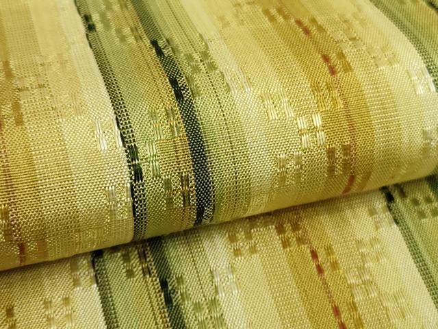 平和屋本店●希少　あや工房創設者　米須幸代　首里の織物　首里花織　紬　あや工房謹製　証紙付き　逸品　未使用　DZAC0087kh6