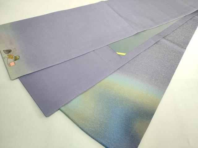 平和屋着物●極上　久保田一竹　幻の辻が花　太鼓柄袋帯　金通し地　逸品　DZAC0125kh6