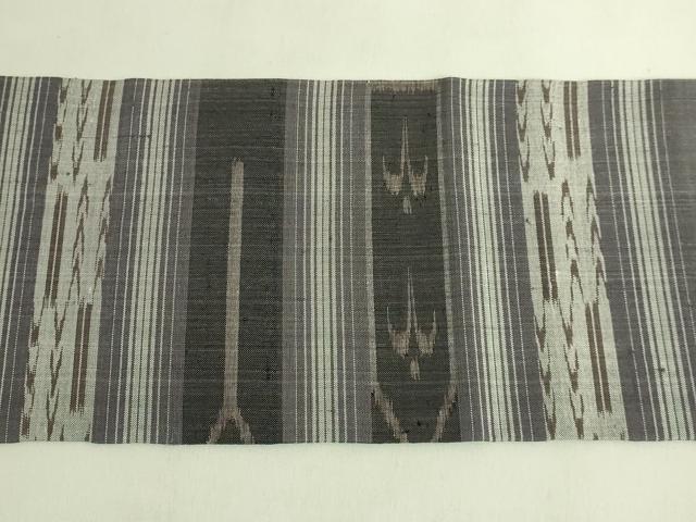 平和屋着物●極上　本場琉球絣　九寸名古屋帯　紬地　ますいわ屋扱い　逸品　DZAC0126kh6