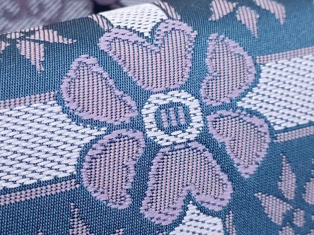 平和屋本店●極上　龍村美術織物　たつむら　六通柄袋帯　蜀紅文　逸品　DZAC0144kh6