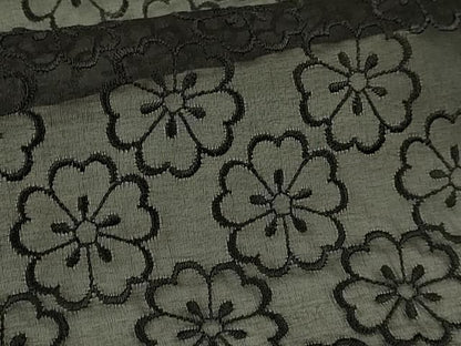 平和屋本店∞極上 本加賀友禅作家 柿本市郎監修 道中着 スリーシーズン 春夏秋 塵除け ロング丈 オーガンジー 反端付き 逸品 DZAC0151kh6