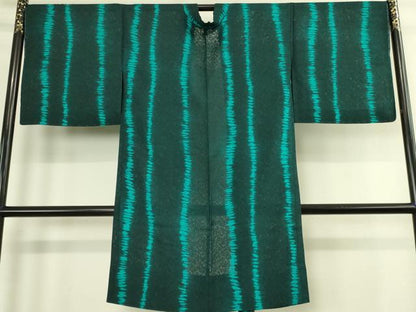 平和屋着物∞極上　長羽織　スリーシーズン　春夏秋　塵除け　紗　間道　逸品　未使用　DZAC0157kh6