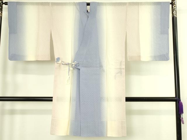 平和屋本店∞極上　道中着　スリーシーズン　春夏秋　塵除け　ロング丈　七宝紋紗　暈し染め　伊と幸　反端付き　逸品　DZAC0161kh6