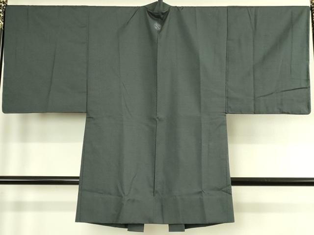 平和屋着物●極上　男性　工芸染織　むら田　羽織　単衣　ぜんまい紬　綾織　たとう紙付き　逸品　DZAC0167kh6