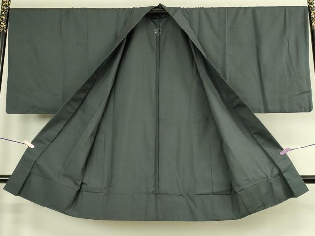 平和屋着物●極上　男性　工芸染織　むら田　羽織　単衣　ぜんまい紬　綾織　たとう紙付き　逸品　DZAC0167kh6