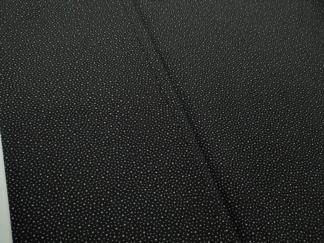 平和屋本店●極上　男性　小紋　大小霰　黒地　逸品　DZAC0212kh6