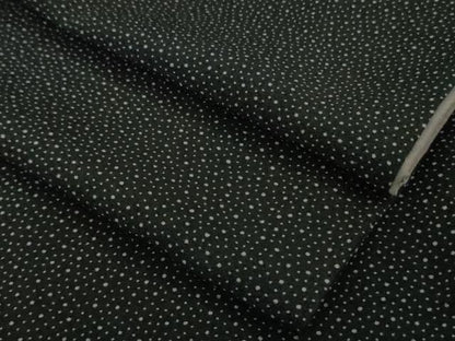 平和屋本店●極上　男性　小紋　大小霰　黒地　逸品　DZAC0212kh6