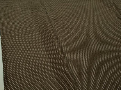平和屋本店＊極上　夏物　男性　本塩沢　夏塩沢　キングサイズ　蚊絣　黒茶色地　逸品　未使用　DZAC0217kh6