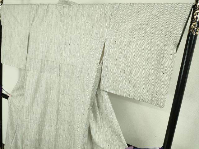 平和屋本店●極上　米沢　新田英行　真綿手引紬　虹彩　証紙付き　逸品　DZAC0250kh6