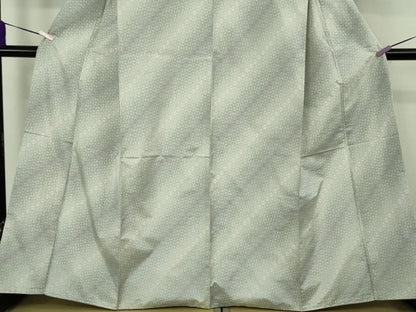 平和屋本店●極上　本場大島紬　白大島　7マルキ　斜線文　逸品　DZAC0255kh6