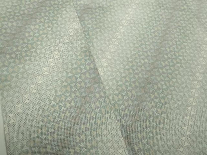 平和屋本店●極上　本場大島紬　白大島　7マルキ　斜線文　逸品　DZAC0255kh6