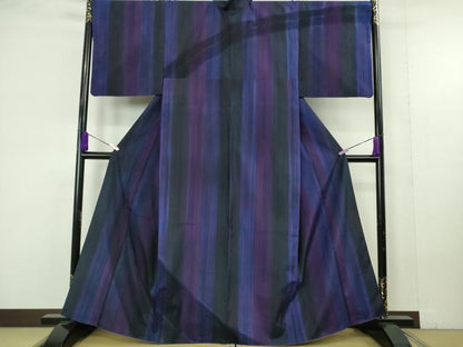 平和屋本店●極上　中国三大刺繍　スワトウ刺繍　汕頭刺繍　訪問着　紬地　逸品　DZAC0260kh6