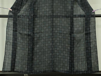平和屋本店＊極上　夏物　重要無形文化財　本場宮古上布　苧麻　菱文　逸品　DZAC0272kh6
