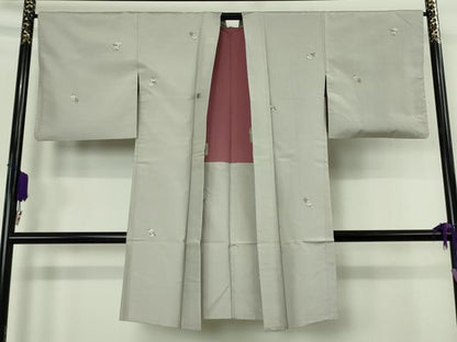 平和屋着物∞極上　京の名門・菱屋六右ェ門　紬　長羽織　猫　楽器　逸品　DZAC0286kh6