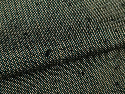 平和屋着物∞希少　ざざんざ織　単衣　道中着　ロング丈　逸品　DZAC0293kh6