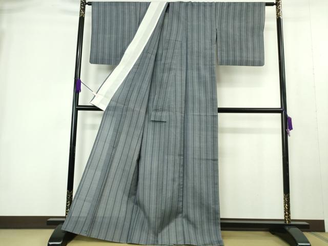 平和屋本店＊極上　夏物　本場琉球絣　夏琉球　漢那ツル作　間道　反端付き　逸品　DZAC0311kh6