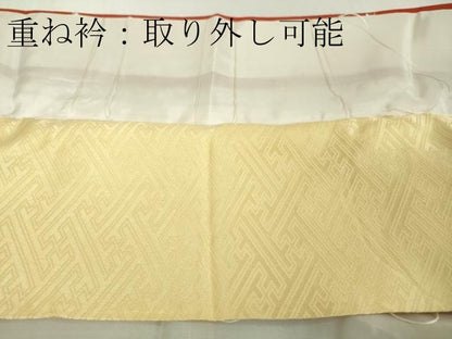 平和屋本店●極上　創業460年・千總　振袖　駒刺繍　雪輪　鴛鴦舞蝶花文　金彩　高島屋扱い　逸品　DZAC0332kh6