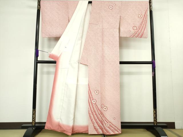 平和屋本店●極上　名門　藤娘きぬたや・総絞り　訪問着　舞花文　逸品　DZAC0354kh6