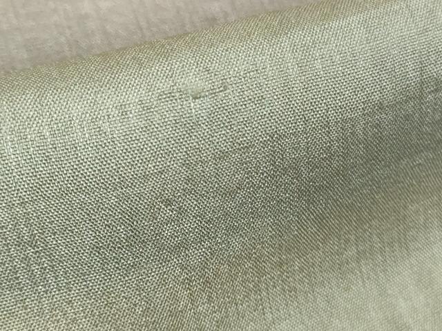 平和屋本店▽極上　インド・アッサム　野蚕糸　手織　ムガシルク　単衣　訪問着　横段文　逸品　DZAC0366kh6