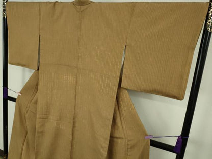 平和屋本店●極上　伝統工芸士　曽根武勇　訪問着　お召地　間道　暈し染め　逸品　DZAC0367kh6