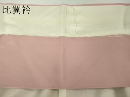 平和屋本店●極上　人間国宝　森口華弘　蒔糊友禅　蒔糊散らし　色留袖　刺繍　枝菊　金糸　三越扱い　逸品　DZAC0398kh6