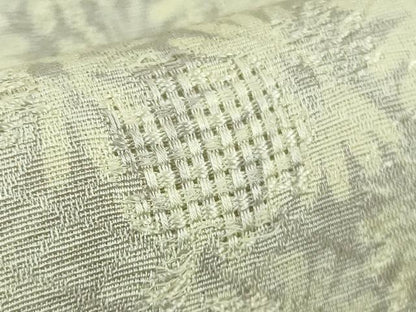 平和屋着物●極上　小紋　お召地　菊尽くし　ロング丈　逸品　DZAC0400kh6