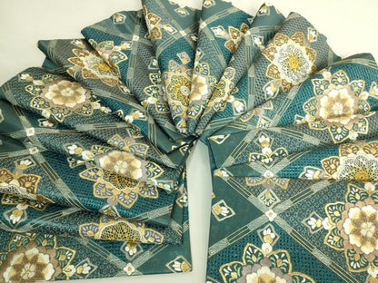平和屋本店●最高級　中国三大刺繍　スワトウ相良刺繍　総刺繍　袋帯　正倉院花文　金糸　逸品　DZAC0452kh6
