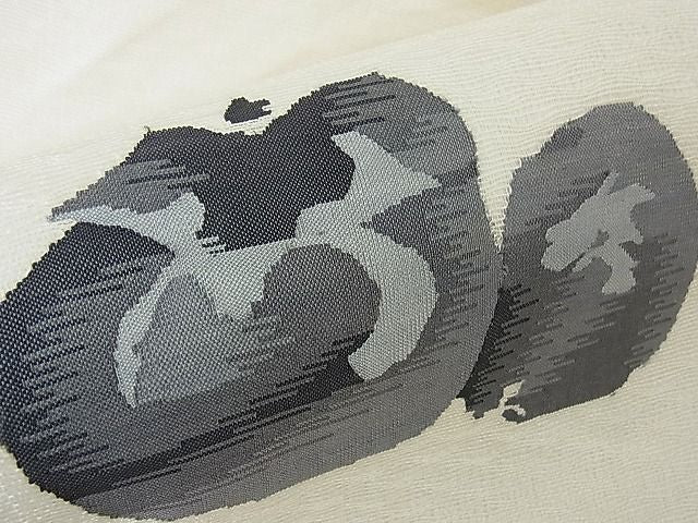 平和屋着物■夏物 太鼓柄袋帯 成り物 逸品 eee4811