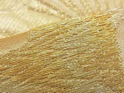 平和屋着物■六通柄袋帯　浜松文　金糸　逸品　n-ev0335
