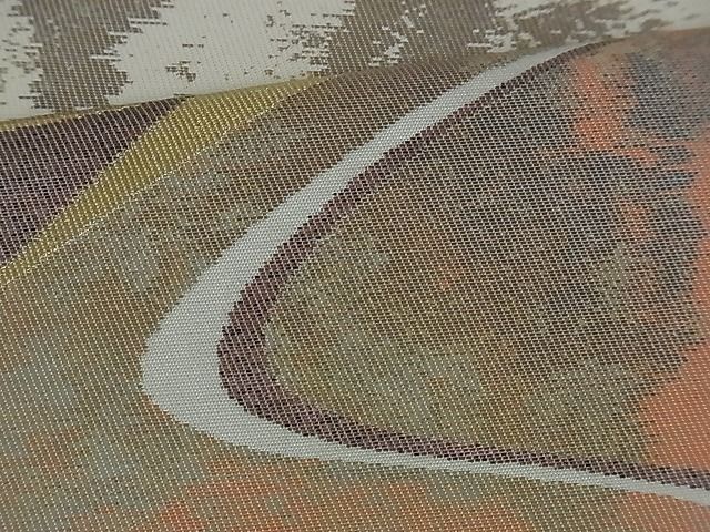 平和屋着物■六通柄袋帯 流水文 金銀糸 逸品 ev0593