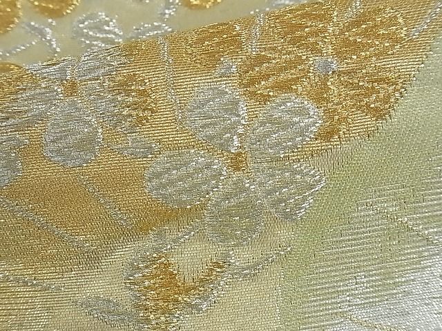 平和屋着物■六通柄袋帯 流水枝松梅文 金銀糸 逸品 ev0598