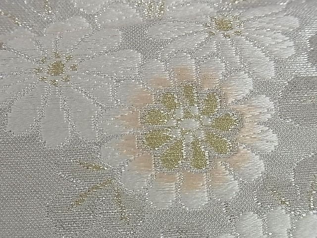 平和屋着物■六通柄袋帯 唐織 亀甲花文 金銀糸 逸品 ev0612