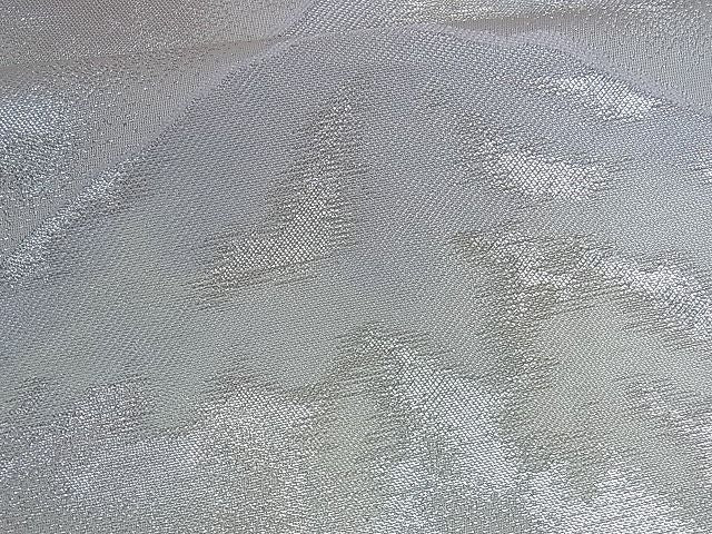 平和屋着物■六通柄袋帯 遠山文 銀糸 逸品 ev0966