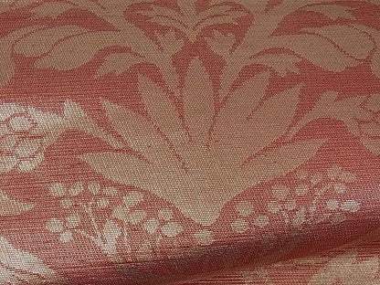 平和屋着物■六通柄京袋帯 向かい鳥花唐草文 金糸 逸品 ev1111