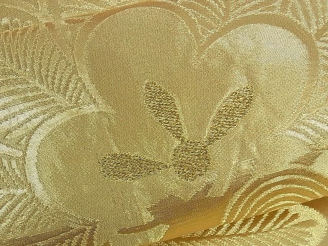 平和屋着物■六通柄袋帯 松 金糸 ev1138