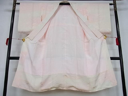 平和屋着物■長襦袢 袷 立波文 暈し染め 正絹 逸品 A-ex5030