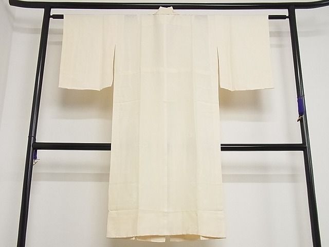平和屋着物■長襦袢 無双仕立て 枝花文 正絹 逸品 B-ey2337