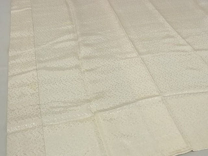 平和屋着物■長襦袢 袷 草花地紋 正絹 逸品 B-ey2802