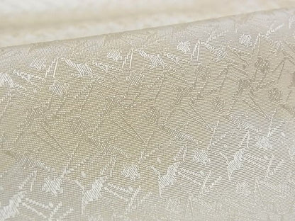 平和屋着物■長襦袢 袷 草花地紋 正絹 逸品 B-ey2802