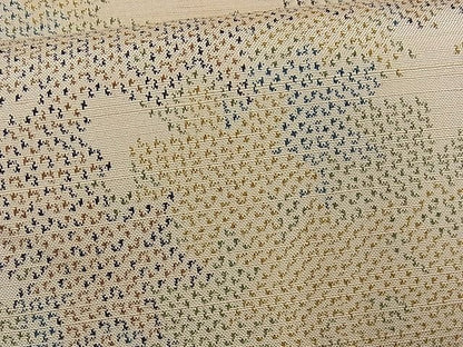 平和屋着物■上質な紬　楓文　逸品　fb7102