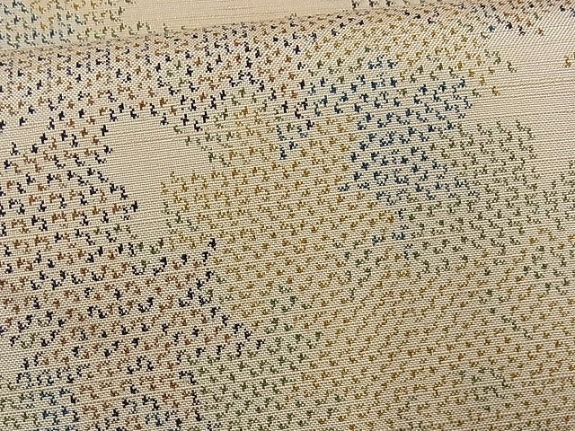 平和屋着物■上質な紬　楓文　逸品　fb7102