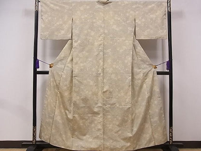 平和屋着物■上質な紬　楓文　逸品　fb7102