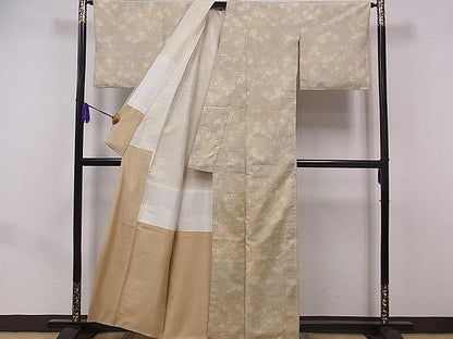 平和屋着物■上質な紬　楓文　逸品　fb7102