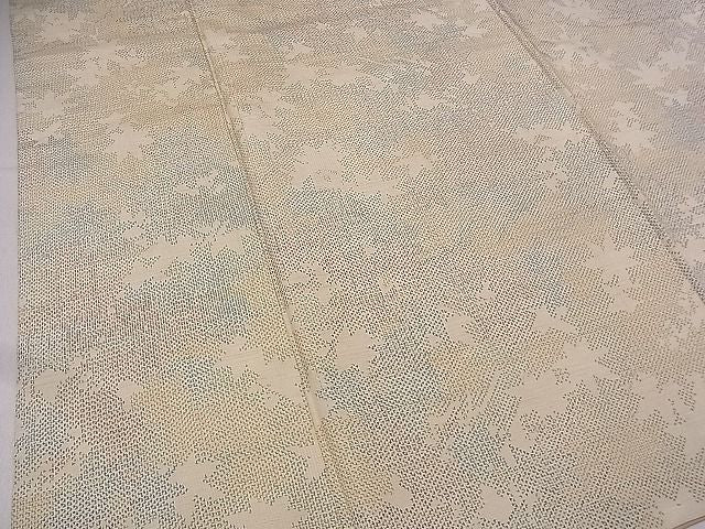 平和屋着物■上質な紬　楓文　逸品　fb7102